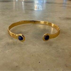 Gold and Lapis Women's Bracelet